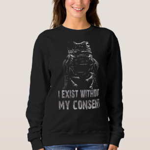 Jag finns utan mitt medgivande, underbart grovpapp t shirt