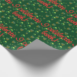 Jag firar båda! Jul OCH Hanukkah gåvasjal Presentpapper