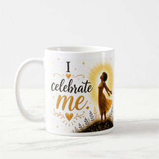 Jag firar mig själv! kaffemugg