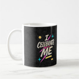 Jag firar mig själv kaffemugg