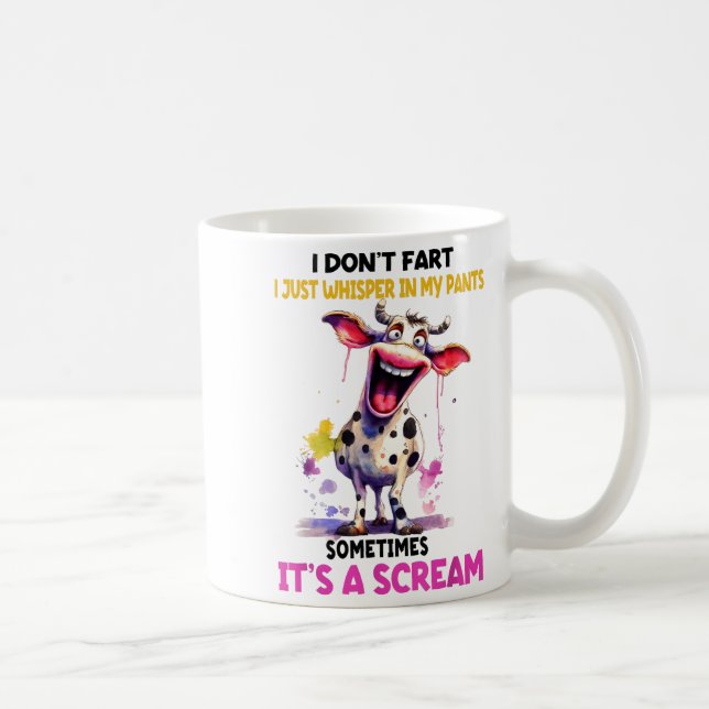 Jag Fisar Inte, Jag Viskar Bara I Mina Byxor Det Ä Kaffemugg (Höger)