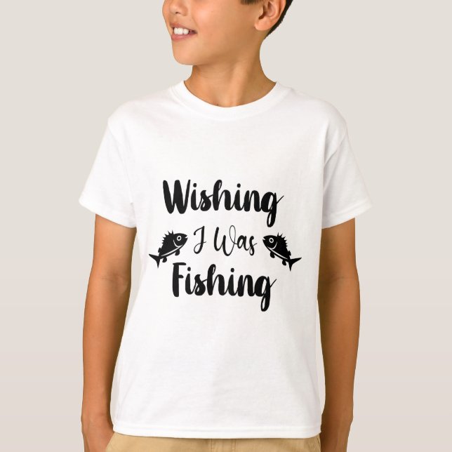 Jag fiskade ett roligt citat T-Shirt (Framsida)