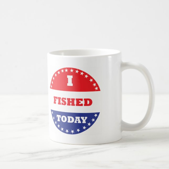 Jag fiskade idag kaffemugg (Höger)