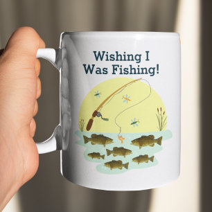 Jag fiskade småmun Bass Sjö Kaffemugg