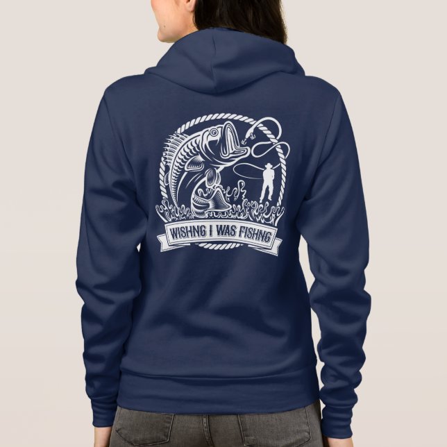 Jag fiskade t shirt (Baksida)