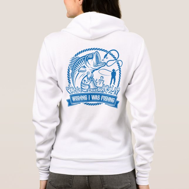 Jag fiskade t shirt (Baksida)