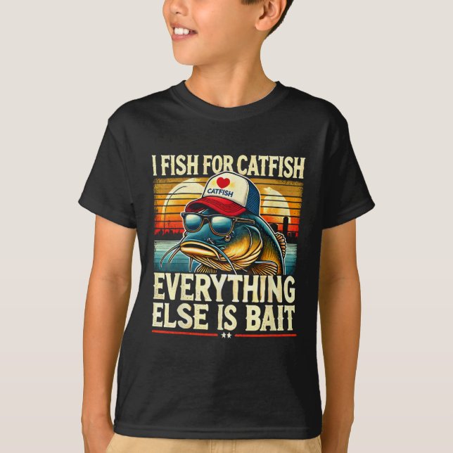 Jag fiskar för att fånga fisk.. t shirt (Framsida)