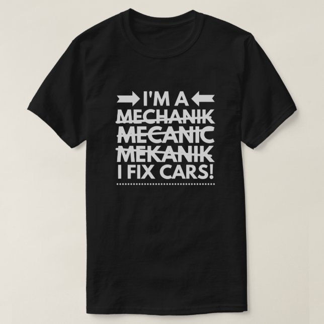 Jag fixar bilar tröja (Design framsida)