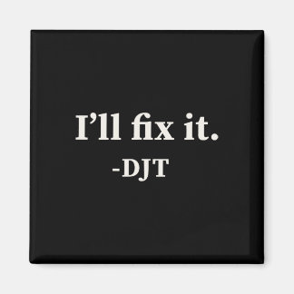 Jag fixar det 2024 Win Victory Winner Trump Qu Magnet