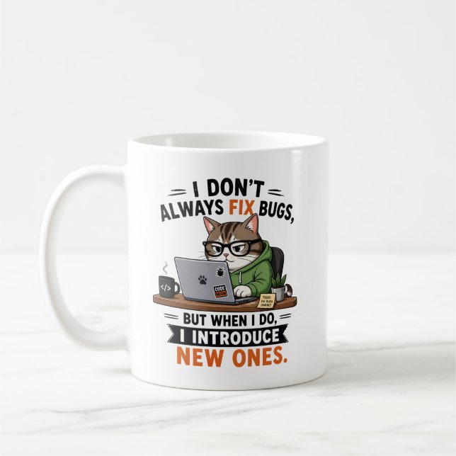 Jag Fixar Inte Alltid Buggar Kaffemugg (Vänster)