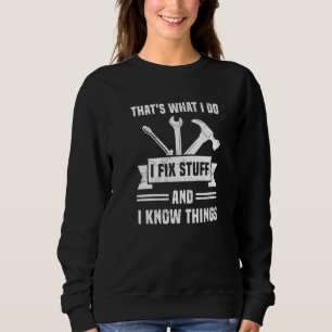 Jag fixar Saker och jag känner Sak Handyman Mechan T Shirt