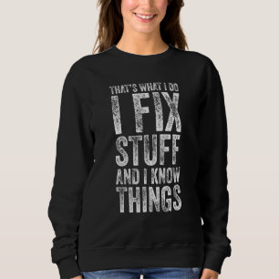 Jag fixar Saker och jag känner Sak och säger "Meka T Shirt