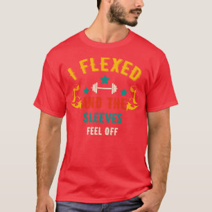 Jag flödade och Sleeverna föll av en fin gym. T Shirt