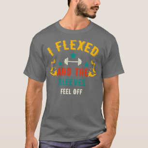 Jag flödade och Sleeverna föll av en fin gym. T Shirt