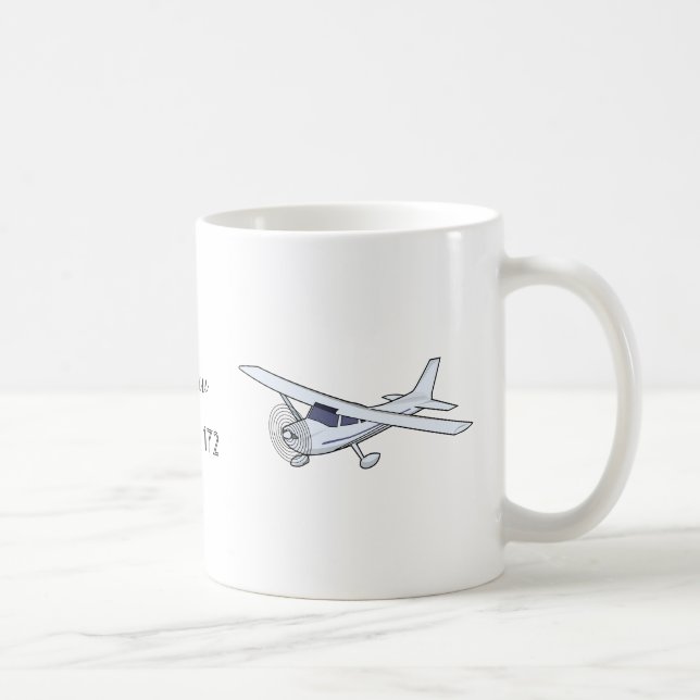 Jag flög den cessna 172 muggen kaffemugg (Höger)