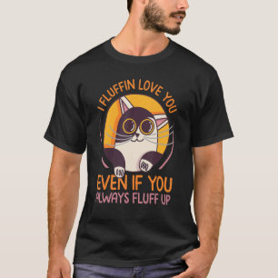 Jag fluffar Kärlek även om du alltid flippar upp T Shirt