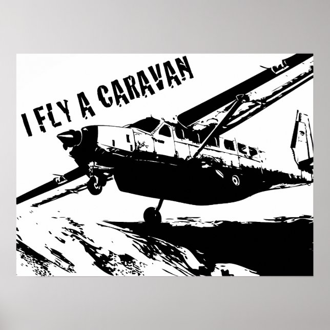 "JAG FLY A CARAVAN" Poster (Framsidan)