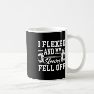 Jag flydde och mina Sleever föll av Gym Workout Bo Kaffemugg