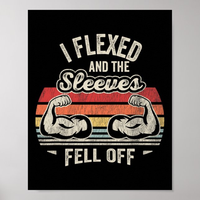 Jag flydde och Sleeverna föll av musklerna Poster (Framsidan)