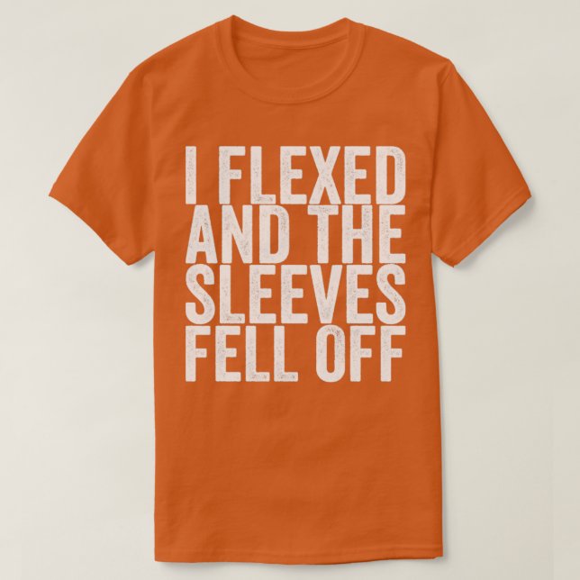 Jag flydde och Sleeverna föll av T Shirt (Design framsida)