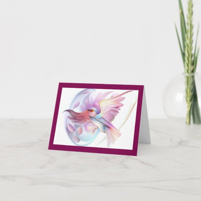 Jag flyger bort(4) Mitt anteckningskort (Framsida)