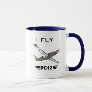 Jag flyger den pilot- kaffemuggen för PC12- Mugg