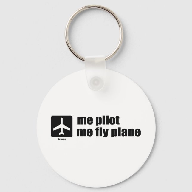 Jag flyger flygplan nyckelring (Framsida)