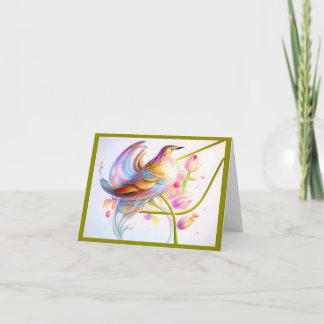 Jag flyger iväg(2)-anteckningskort tack kort