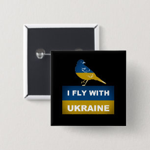 Jag flyger med Ukraina, National Nightingale Bird Knapp