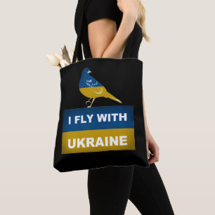 Jag flyger med Ukraina, National Nightingale Bird Tygkasse
