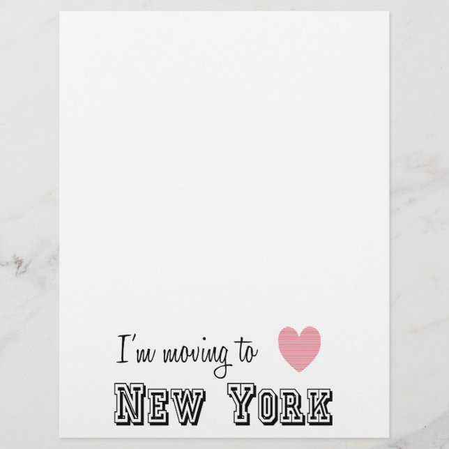 Jag flyttar till New York (Framsida)