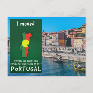 Jag Flyttat Flytta Meddelanden till Portugal