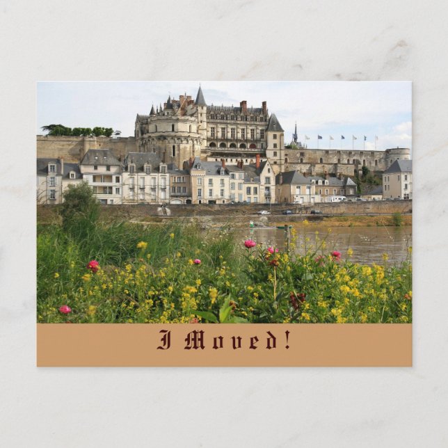 Jag Flyttat! Meddelande Vykort (Framsida)