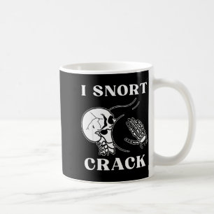 Jag fnysar Crack Skelett Skalle Rumpa Roligt Soky Kaffemugg