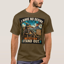 Jag Föddes För Att Sticka Ut – Rolig Pterodaktyl T Shirt