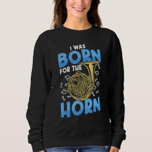 Jag föddes för hornet Valthorn T Shirt