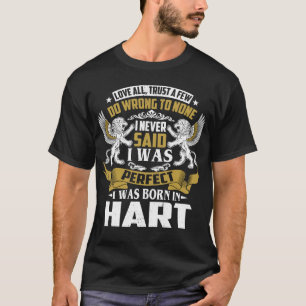 Jag föddes i HART-familjen Namn T Shirt