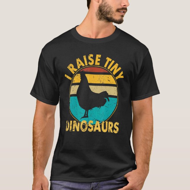 Jag föder små dinosaurier Kyckling Jag föder små d T Shirt (Framsida)
