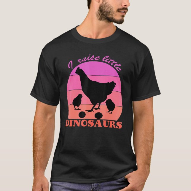 Jag föder små dinosaurier Kycklingälskare T Shirt (Framsida)
