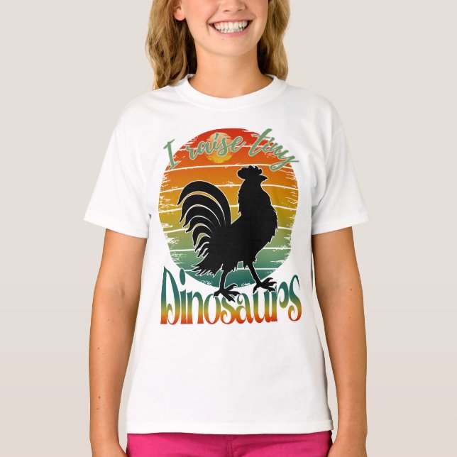 jag föder små dinosaurier t shirt (Framsida)
