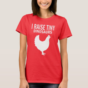 Jag föder små dinosaurier T-shirt - Kyckling Tröja