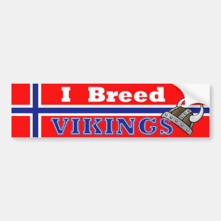 Jag föder upp den Vikings bildekalet Bildekal