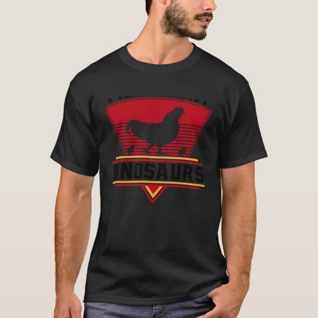 Jag föder upp små dinosaurier  Kycklingbonde  Kyck T Shirt (Framsida)