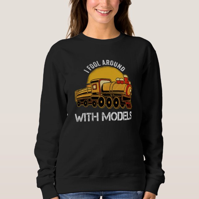 Jag fogar omkring med modellerna Railroad Leksak H T Shirt (Framsida)