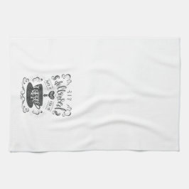 Jag följde mitt hjärta och det ledde mig till kaff kökshandduk