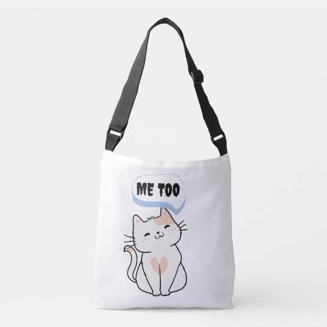 Jag för roligt Cat Tote Bag Axelväska (Framsida)