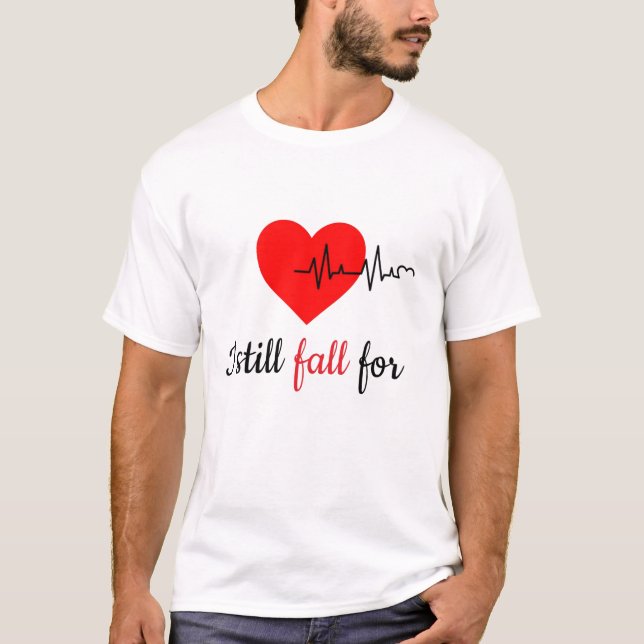 Jag Förälskar Mig I Dig Varje Dag Matchande Par T Shirt (Framsida)