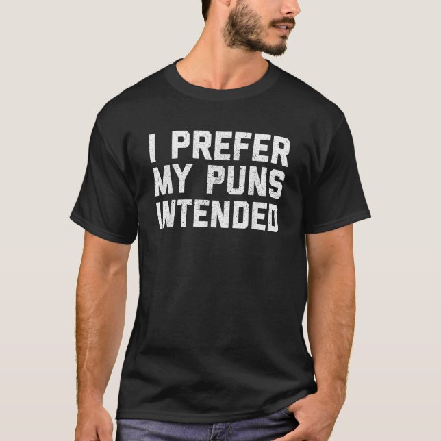 Jag föredrar att mina punkter är tänkta t shirt (Framsida)