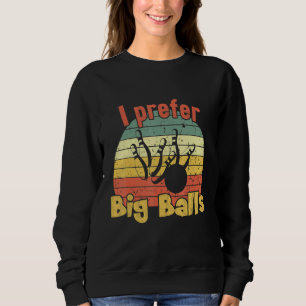 Jag föredrar Big Bollar Retro Bowling T Shirt