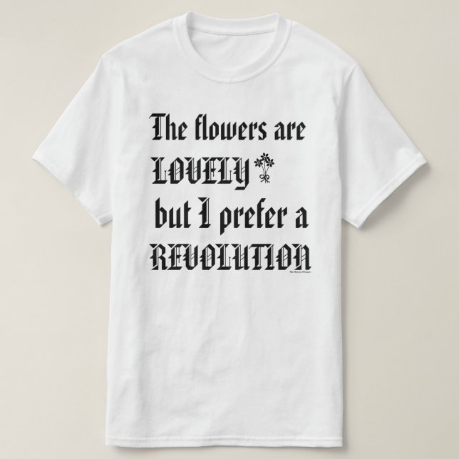 Jag föredrar en rotation tee shirt (Design framsida)